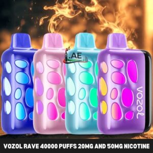 Vozol Rave 40000 puffs 20MG and 50mg nicotine