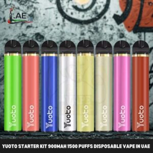 Yuoto Starter Kit 900mAh 1500 Puffs Disposable Vape in UAE