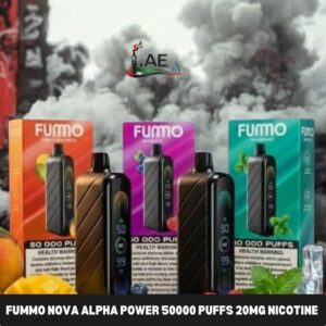 Fummo Nova Alpha Power 50000 Puffs 20MG nicotine Disposable Vape in UAE