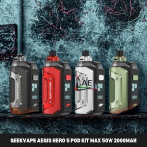 GeekVape Aegis Hero 5 Pod Kit Max 50W 2000mAh in the UAE