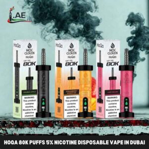 HoQa 80k puffs 5% nicotine Disposable Vape in Dubai
