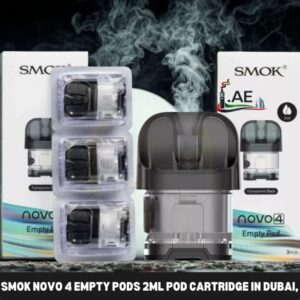 SMOK Novo 4 Empty Pods 2ml Pod Cartridge in Dubai, UAE – 3 PCS Per Pack