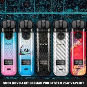 SMOK Novo 4 Kit 800mAh Pod System 25W Vape Kit Starter Kit in Dubai, UAE