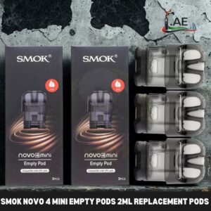 SMOK Novo 4 Mini Empty Pods 2ml Replacement Pods Cartridge in Dubai, UAE