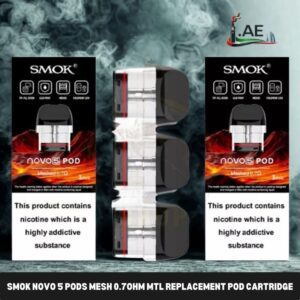 SMOK Novo 5 Pods Mesh 0.7ohm MTL Replacement Pod Cartridge in Dubai, UAE
