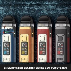 SMOK RPM 4 Kit Leather Series 60W Pod System 1650mAh Vape Kit Pod Kit Starter Kit in Dubai, UAE