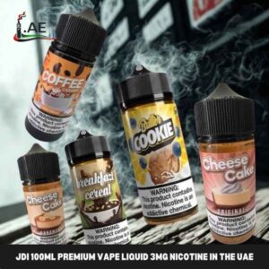 JDI 100ml Premium Vape Liquid 3mg Nicotine In The UAE